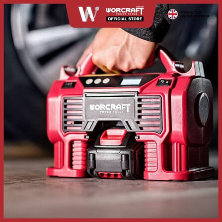 เครื่องสูบลมไร้สาย WORCRAFT รุ่น CAC-S20LIA 20 โวลต์ (เฉพาะตัวเครื่อง)_2