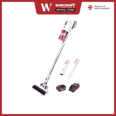 เครื่องดูดฝุ่นไร้สายแบบด้าม WORCRAFT รุ่น CPVC-S20LIBM (พร้อมแบตเตอรี่และแท่นชาร์จ)_2