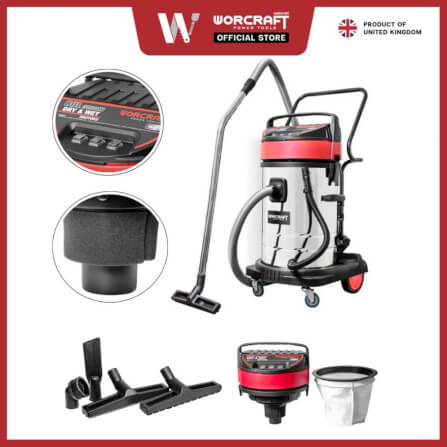 เครื่องดูดฝุ่นและดูดน้ำ WORCRAFT รุ่น VC30-80_4