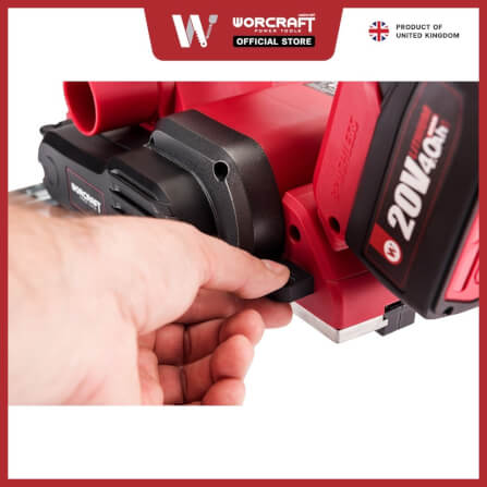 เครื่องกบไสไม้ไร้สาย WORCRAFT รุ่น CEP-S20LIB (เฉพาะตัวเครื่อง)_5