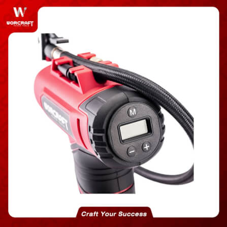 เครื่องสูบลมไร้สาย WORCRAFT รุ่น CAC-S20LIG 20 โวลต์ (พร้อมแบตเตอรี่และแท่นชาร์จ)_5