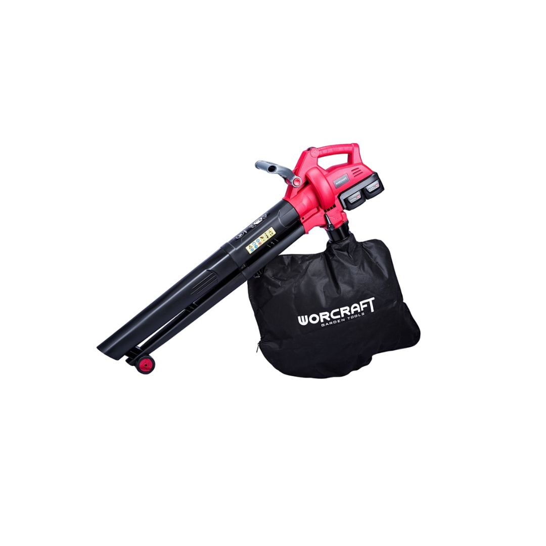 เครื่องเป่าใบไม้ไร้สาย WORCRAFT รุ่น CLBV-S40LI (พร้อมแบตเตอรี่และแท่นชาร์จ)_0