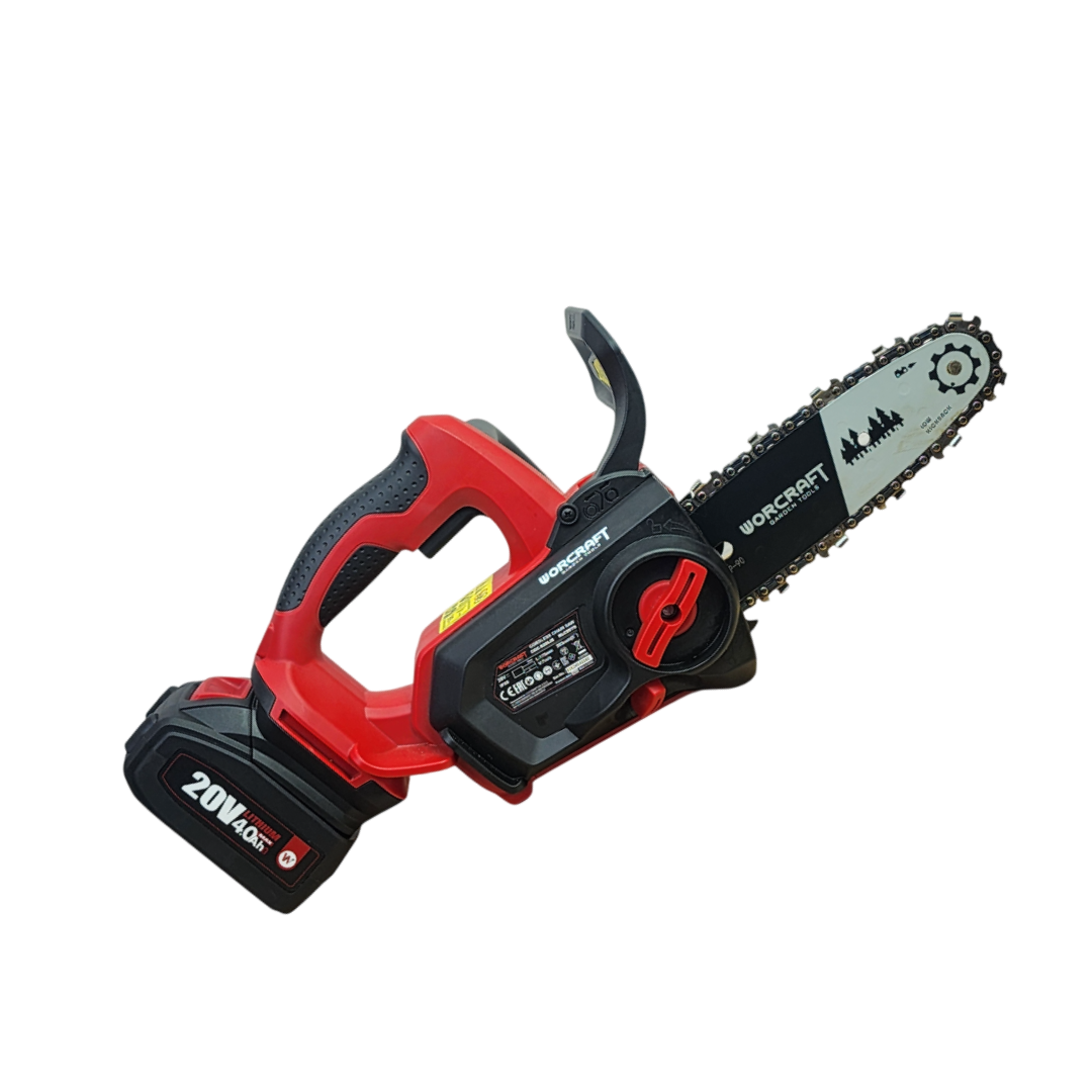 เลื่อยโซ่ไร้สาย  WORCRAFT 8นิ้ว รุ่น CGC-S20LIB (พร้อมแบตเตอรี่และแท่นชาร์จ)_0