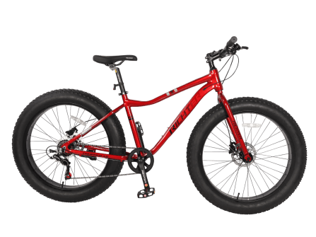 จักรยานเสือภูเขาล้อโต RICHTER CHOPPER 1.0 ขนาดวงล้อ 26 นิ้ว ไซส์ 17 สี Metallic Red (แดงเมทาลิก) _0