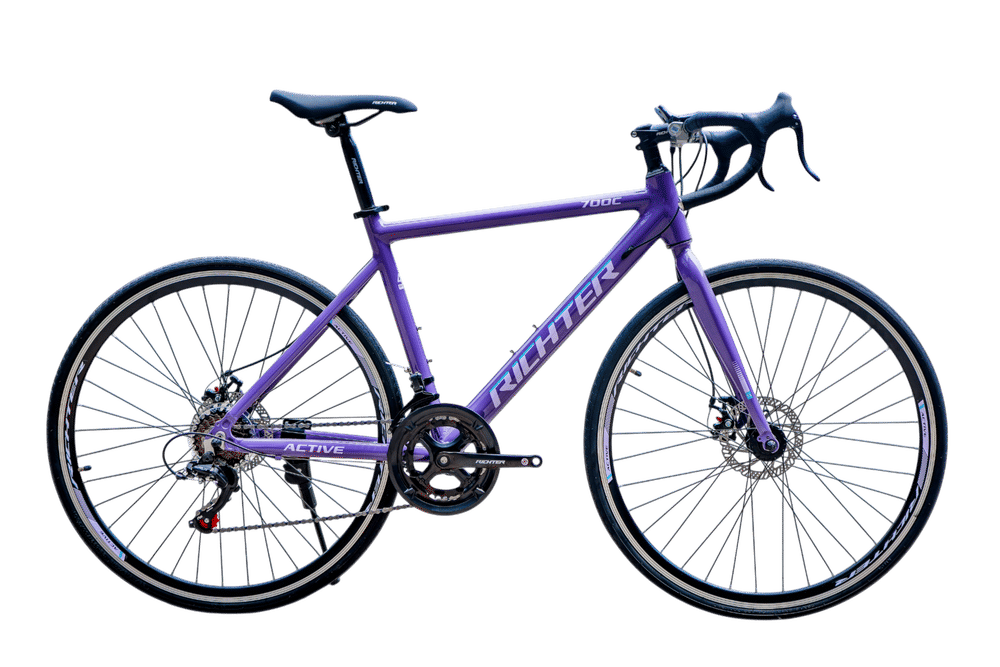 จักรยานเสือหมอบ RICHTER ACTIVE ขนาดวงล้อ 700C ไซส์ 46 สีม่วง