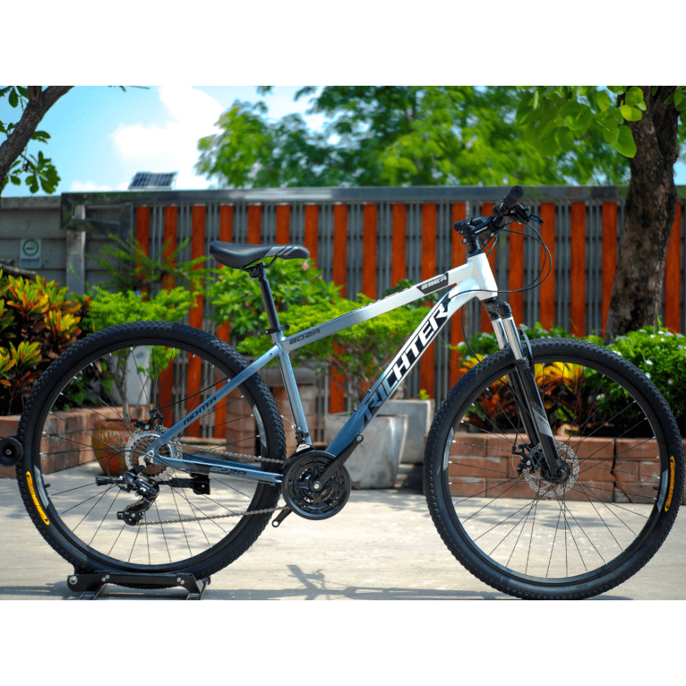 จักรยานเสือภูเขา RICHTER BOZA ขนาดวงล้อ 29 นิ้ว ไซส์ 17 ขาวเทา