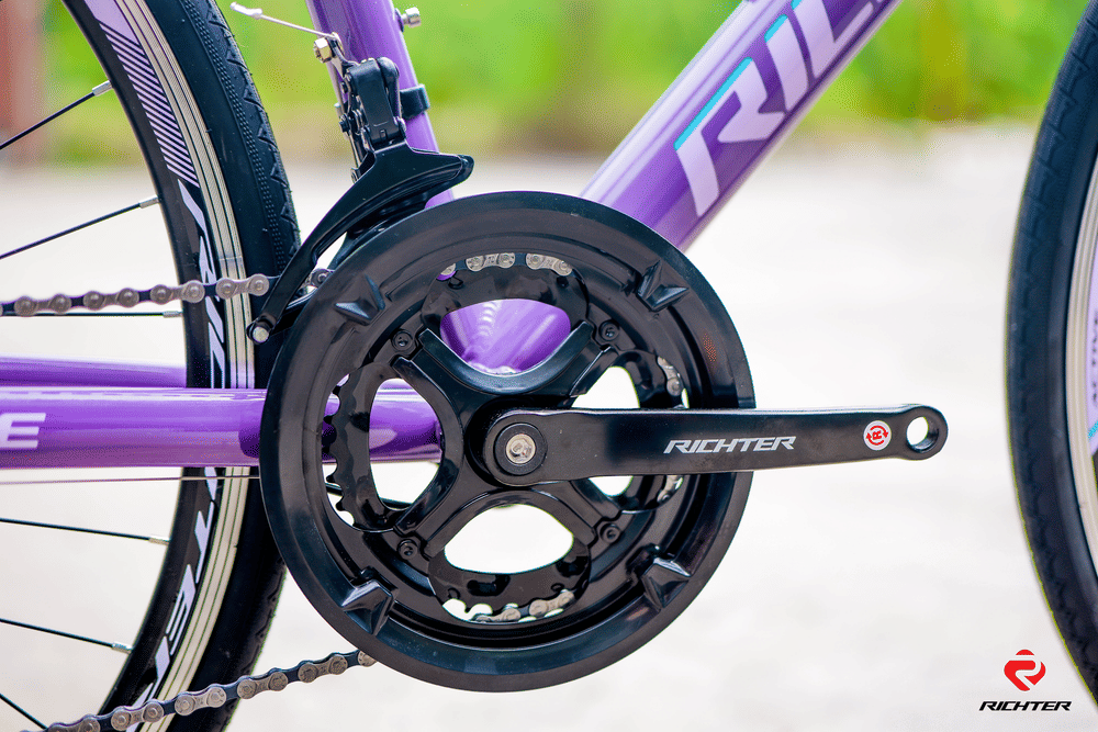 จักรยานเสือหมอบ RICHTER ACTIVE ขนาดวงล้อ 700C ไซส์ 46 สีฟ้ามุก