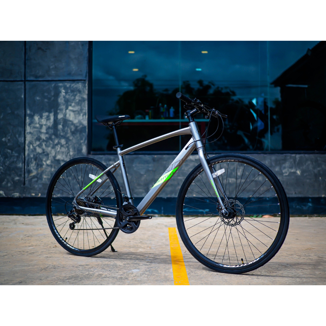 จักรยานไฮบริด RICHTER EFFECT ขนาดวงล้อ 700*32C นิ้ว ไซส์ 50 สีเงิน_1