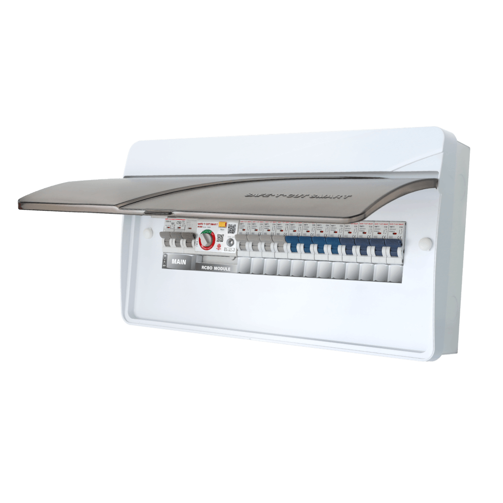 ชุดตู้คอนซูมเมอร์ 12 ช่อง เบรคเกอร์ กันดูด 50 แอมป์ เซฟ-ที-คัท สมาร์ท รุ่น PREMAX_0