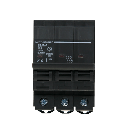 เซอร์กิตเบรกเกอร์ 20 แอมป์ 3 โพล 10KA เซฟ-ที-คัท สมาร์ท รุ่น US สีดำ_0