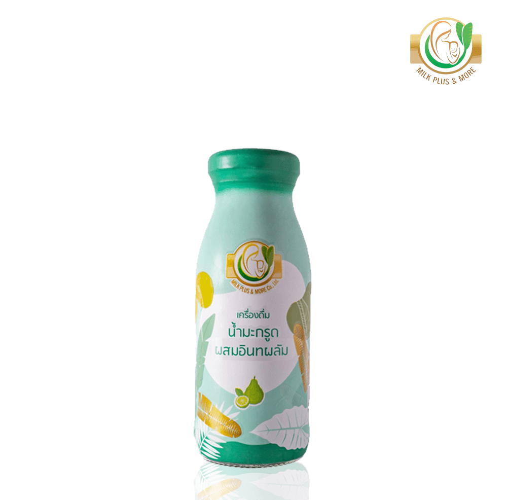 น้ำมะกรูดผสมอินทผลัม มิลค์ พลัส แอนด์ มอร์ 180 มล. 12 ขวด_0
