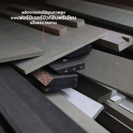 ชั้นวางจอคอม FURNIX รุ่น LINEA ไซส์ S ขนาด 50*25*12 CM สีไลท์โอ๊ค_5