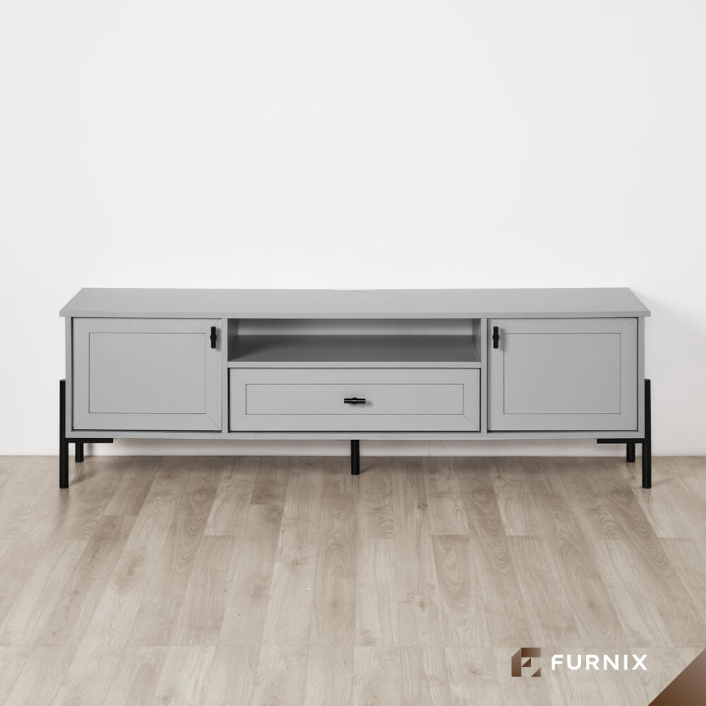 ตู้วางทีวี FURNIX รุ่น SERENE ขนาด 163*40*50 CM สีเทา_1