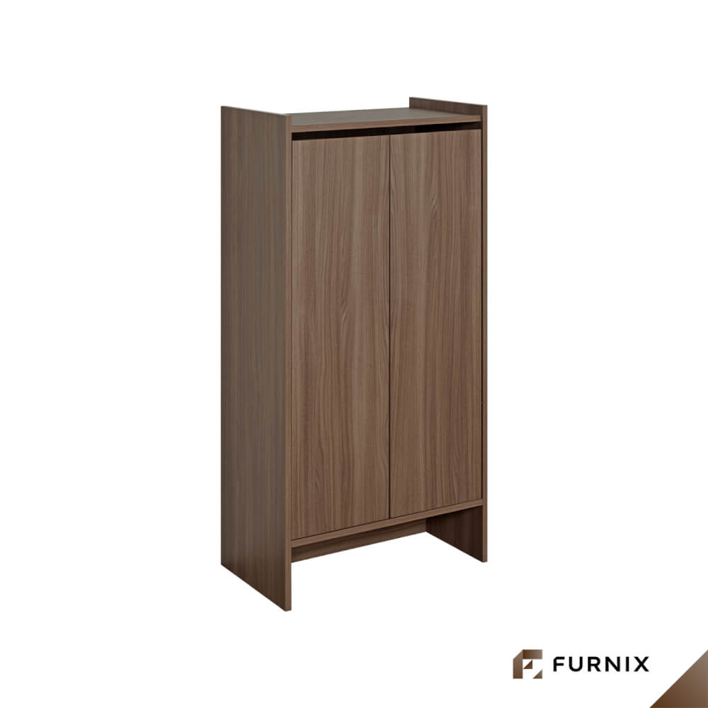 ตู้รองเท้า FURNIX รุ่น HINOKI ขนาด 60*35*120 CM สี DARK OAK_3