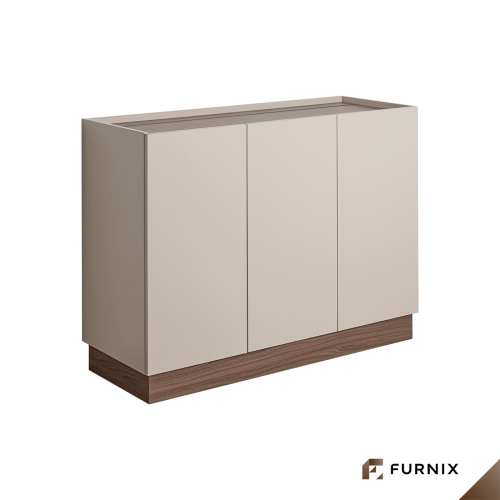 ตู้เก็บของ FURNIX รุ่น VELOCE ขนาด 120*45*90 CM สีเบจและไม้เข้ม_3