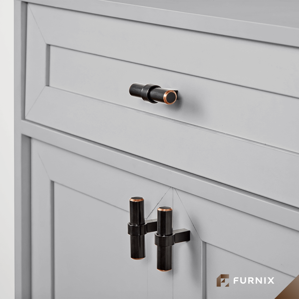 ตู้รองเท้า FURNIX รุ่น SERENE ขนาด 60*40*110 CM สีเทา_4