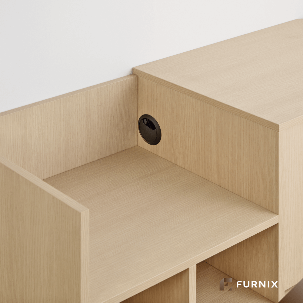 ตู้วางทีวี FURNIX รุ่น HINOKI ขนาด 163*40*50 CM สี LIGHT HINOKI_4