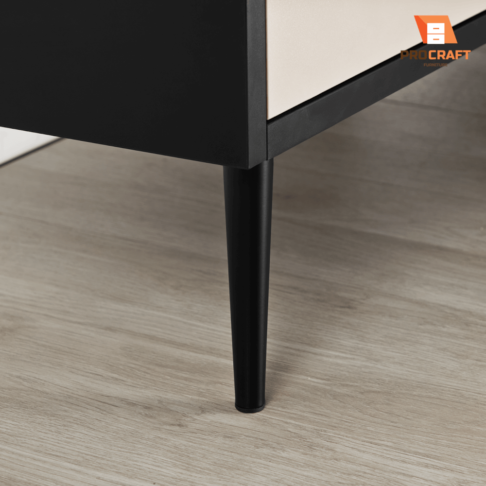 ตู้เก็บของ PROCRAFT รุ่น MONOLIT โมเดล C11 ขนาด 160*40*85 CM สีเบจและดำ