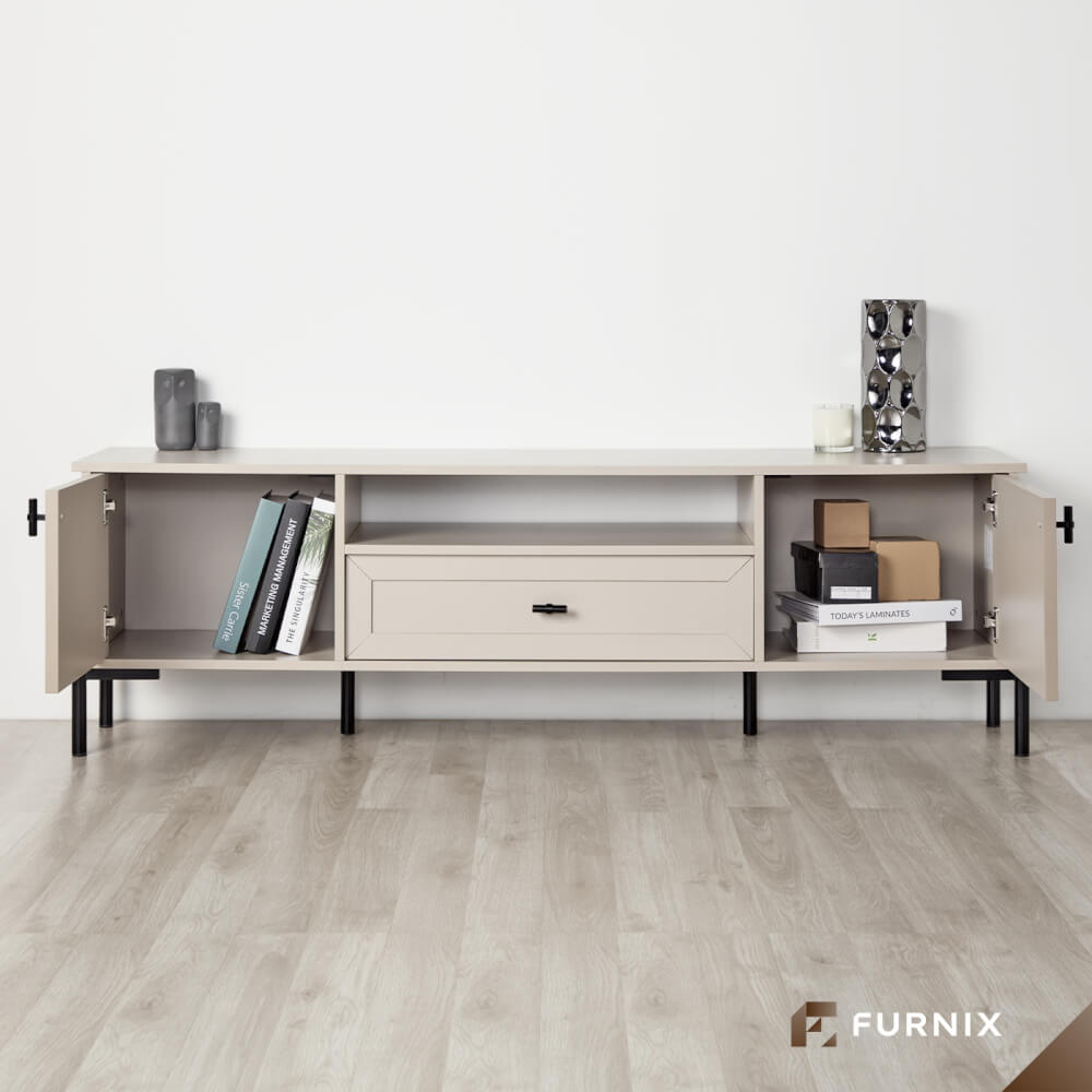 ตู้วางทีวี FURNIX รุ่น SERENE ขนาด 163*40*50 CM สีเบจ_6