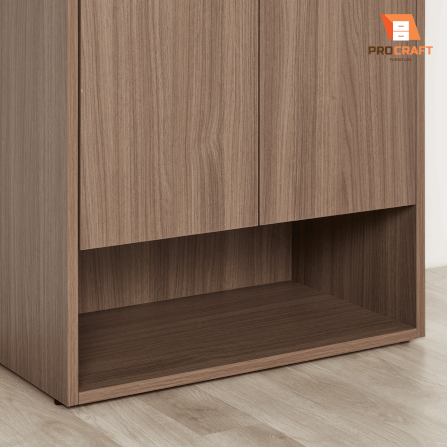 ตู้รองเท้า PROCRAFT รุ่น TOKI โมเดล C20 ขนาด 60*35*110 CM สีไม้เข้ม_5