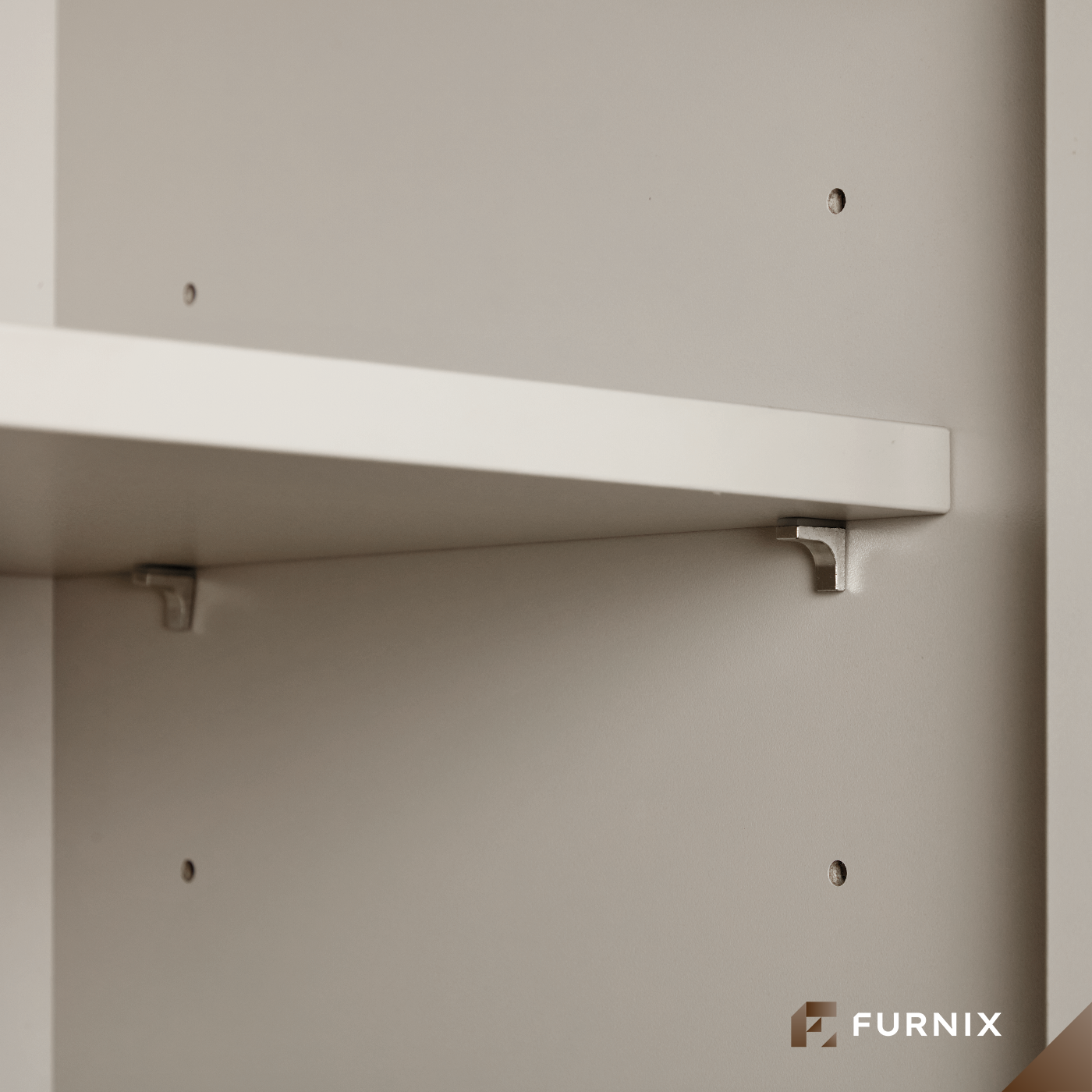 ตู้เก็บของ FURNIX รุ่น SERENE ขนาด 123*45*90 CM สีเบจ_4