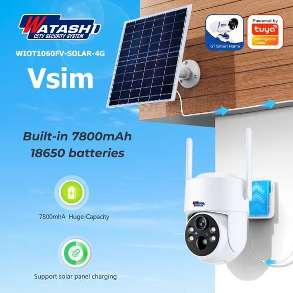 กล้องวงจรปิดโซล่าเซลล์ WATASHI รุ่น WIOT1060FV-SOLAR-4G | หมุนได้ PTZ ความละเอียดภาพ 3 MP สำหรับติดตั้งภายนอก IP65_9