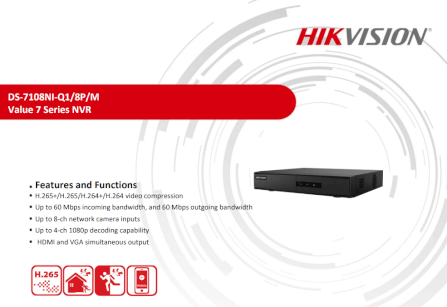 เครื่องบันทึก HIKVISION รุ่น DS-7108NI-Q1/8P/M | NVR ขนาด 8 ช่องสัญญาณ แบบ MINI 1U พร้อม 8 พอร์ต POE_2