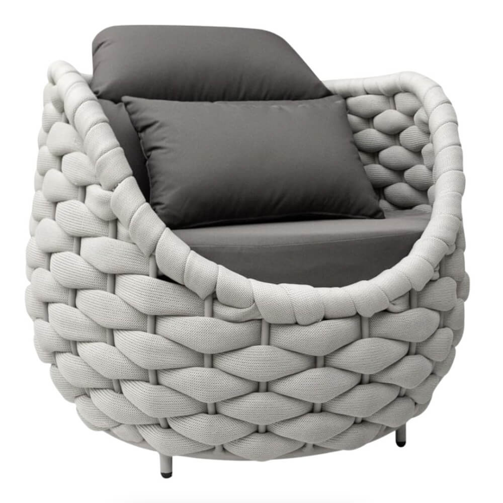 เก้าอี้ 1 ที่นั่ง COCOLUXE DELIGHT WHITE 80 CM_0
