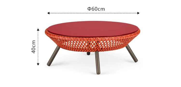 โต๊ะกลางกลม COCOLUXE BIRD WING TABLE 82 CM_1