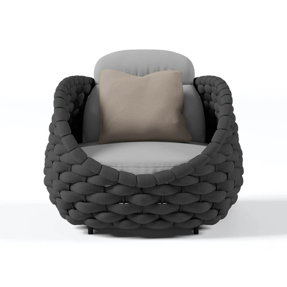 เก้าอี้ 1 ที่นั่ง COCOLUXE DELIGHT BLACK 80 CM_1
