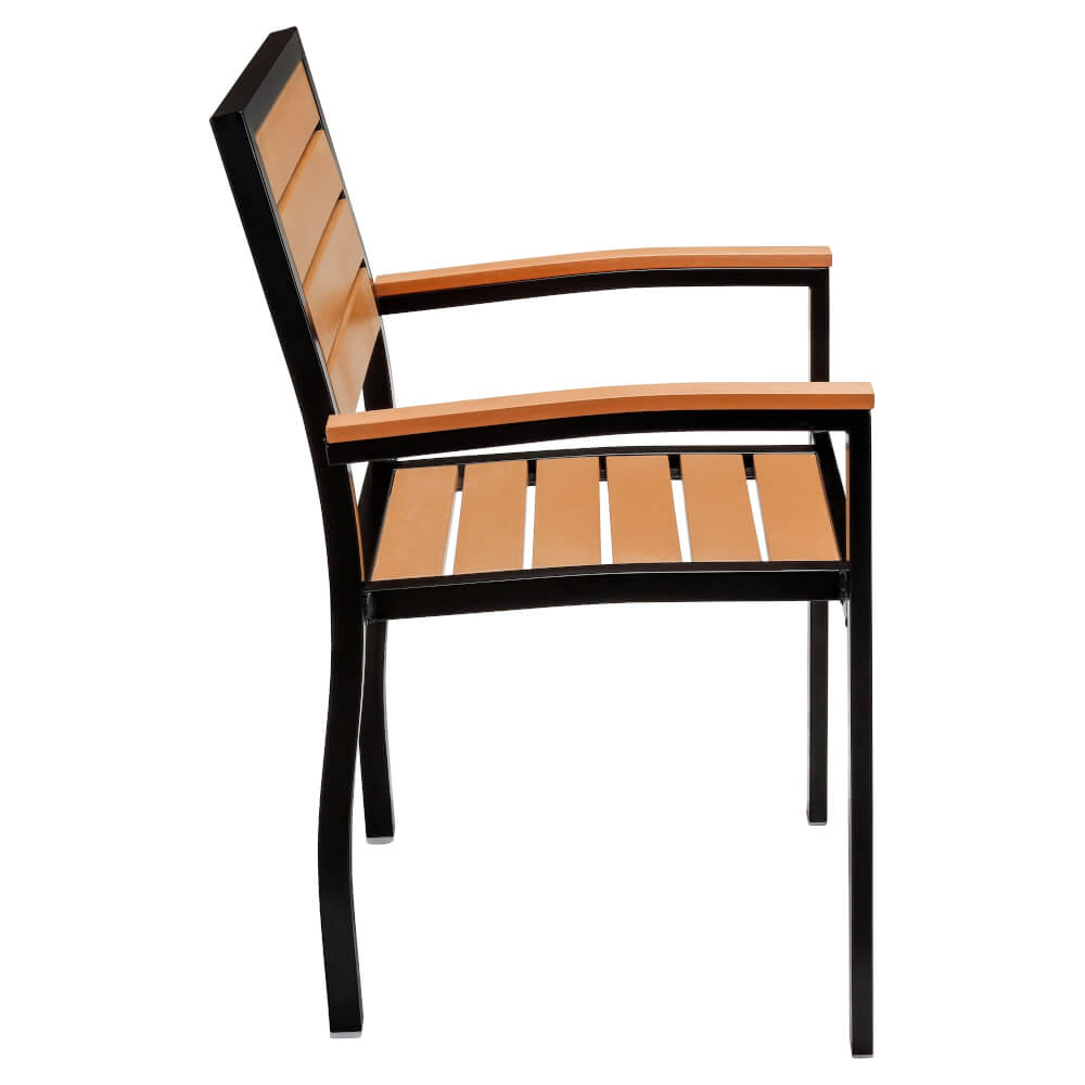 เก้าอี้มีที่วางแขน 1 ที่นั่ง COCOLUXE GIN-BK LIGHT BROWN_2