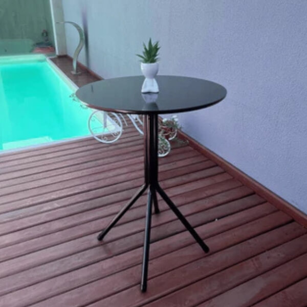 โต๊ะกลางกลม COCOLUXE ORBIT DARK 70 CM_2
