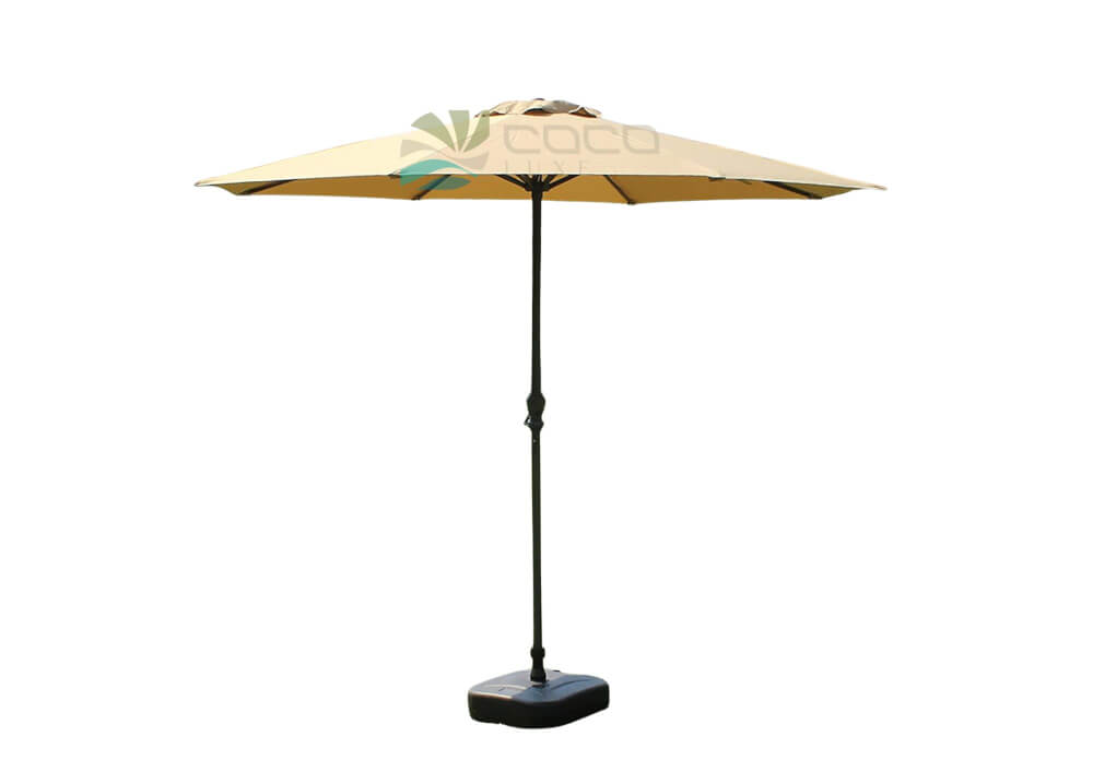 ร่มสนาม COCOLUXE SUNSHADE 270 1 LAYER CREAM + MARBLE BASE_2