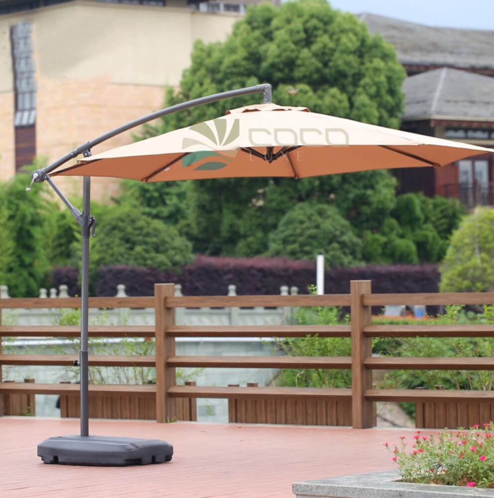 ร่มสนาม COCOLUXE SUNSHADE SIDE 270 2 LAYER CREAM + WATER BASE_2