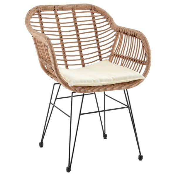 เก้าอี้มีที่วางแขน 1 ที่นั่ง COCOLUXE BRANDY YELLOW_3