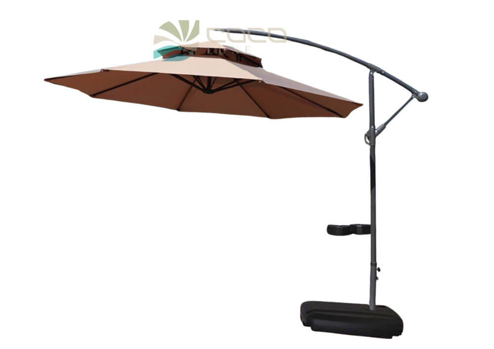 ร่มสนาม COCOLUXE SUNSHADE SIDE 270 2 LAYER CREAM + WATER BASE_3