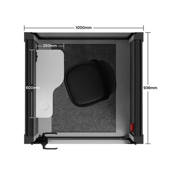 ตู้เก็บเสียงสำเร็จรูป ZOUND รุ่น SR SERIES SIZE S | GREY_1