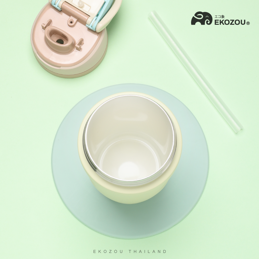 ขวดน้ำเก็บความเย็น เคลือบเซรามิก EKOZOU รุ่น EKO POPSIP 770 มล (CREAM)_3