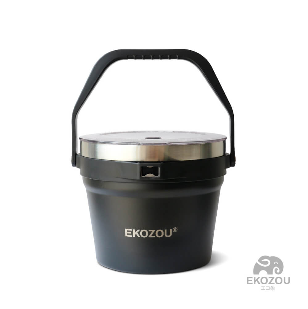 ถังน้ำแข็งเก็บความเย็น EKOZOU รุ่น EKO WILDER ขนาด 7 ลิตร (COMBAT BLACK)
