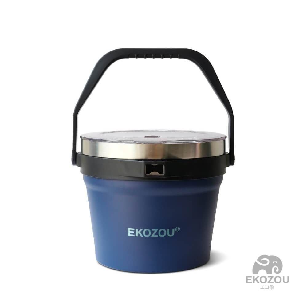ถังน้ำแข็งเก็บความเย็น EKOZOU รุ่น EKO WILDER ขนาด 7 ลิตร (NAVY BLUE)