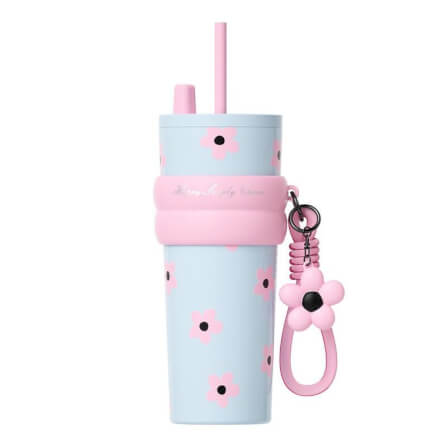 แก้วเก็บความเย็น STAR+  รุ่น เคลือบเซรามิก ขนาด 710 มล. (DAISY)_1