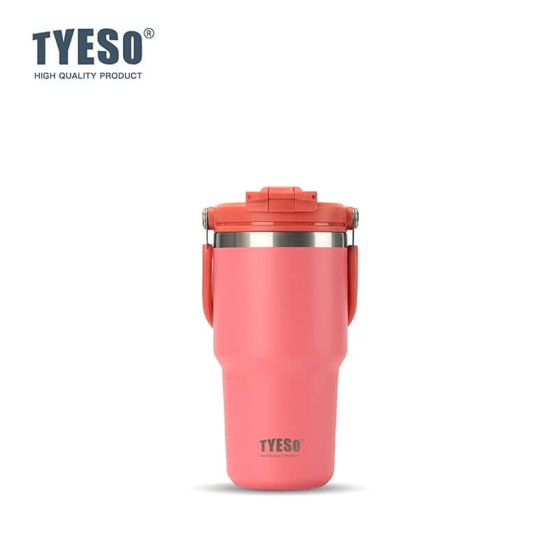 แก้วเก็บความเย็น TYESO รุ่น NEW CAP 600 มล (DARK PINK)