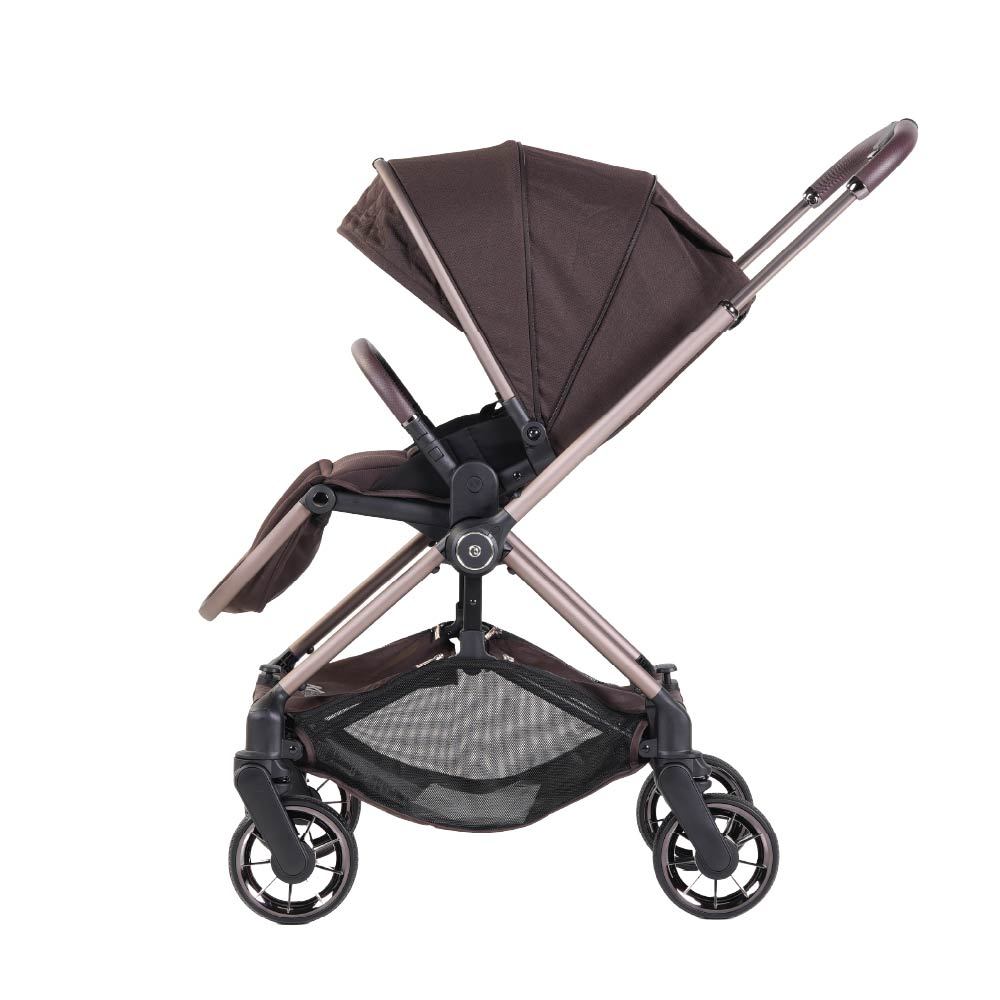 รถเข็นเด็ก 2 ทิศทาง EMBIX รุ่น KIMI LITE น้ำหนักเบา สีน้ำตาล