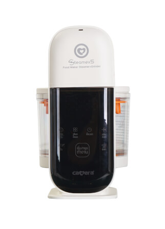 เครื่องนึ่งและปั่นอาหารเด็ก CAMERA รุ่น STEAMEX5 ระบบ FULL AUTO สีขาว_0