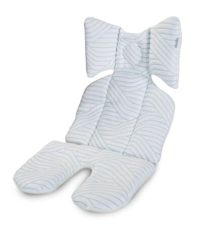 เบาะรองนอนรถเข็น MOMCO สีขาว ระบายอากาศได้_0