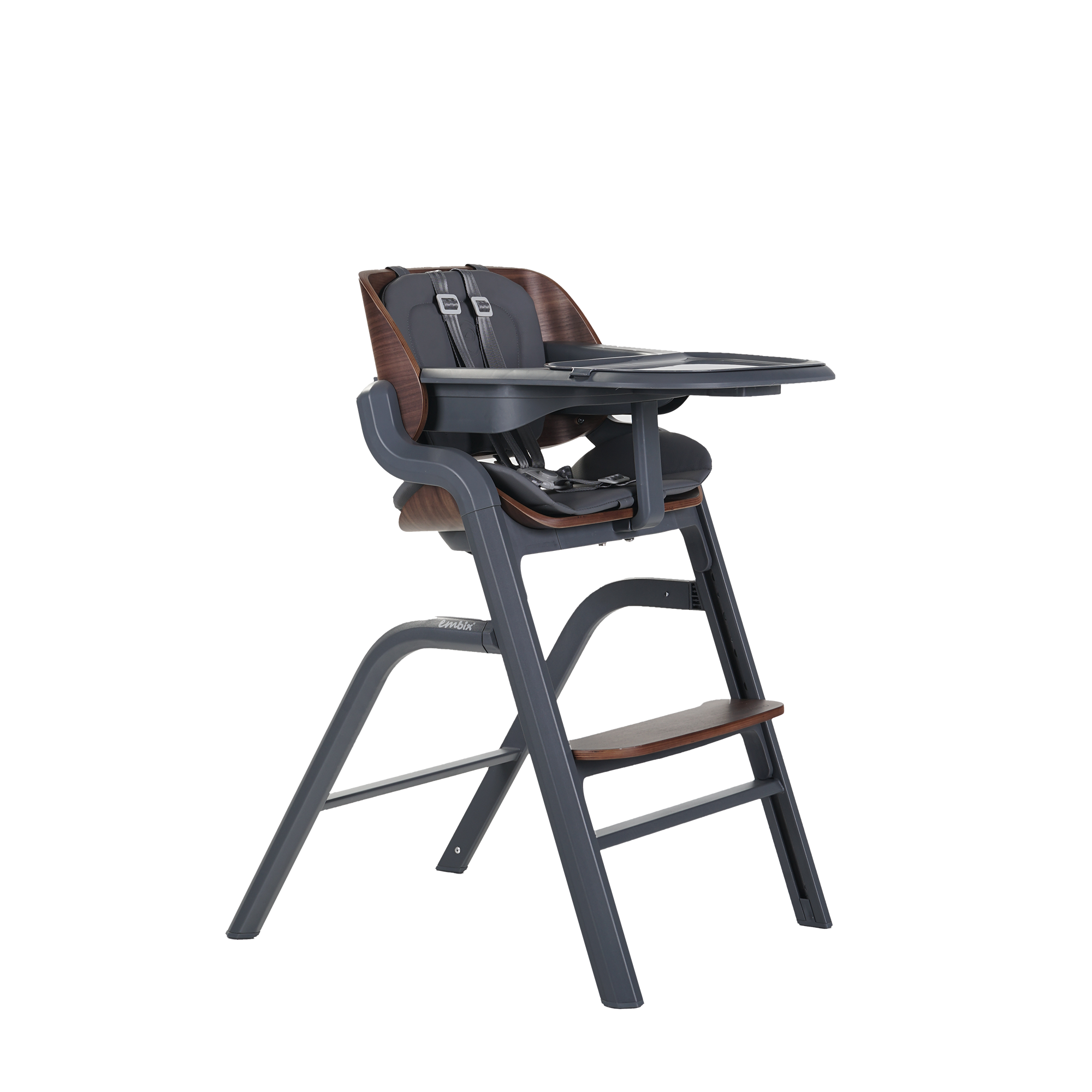 เก้าอี้ทานอาหารเด็ก EMBIX OKU สี OAK WOOD GREY_1