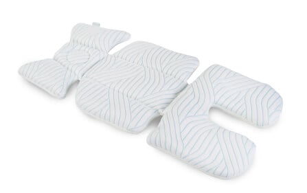 เบาะรองนอนรถเข็น MOMCO สีขาว ระบายอากาศได้_2