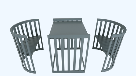 เตียงเด็ก MOMCO SOVA WOODEN COT พร้อมมุ้ง ปรับขนาดได้ 6 รูปแบบ สีเขียว_4