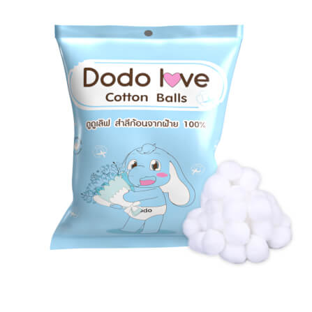 สำลีก้อนมาตรฐาน DODO LOVE ขนาด 100 กรัม_0
