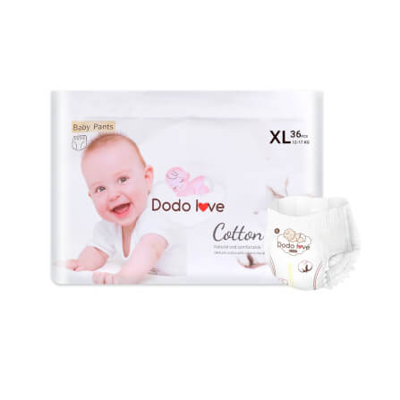 ผ้าอ้อมสำเร็จรูป DODOLOVE ดับเบิ้ลซอฟต์ ออร์แกนิก ท็อปชีท ขนาด XL/36 ชิ้น_0